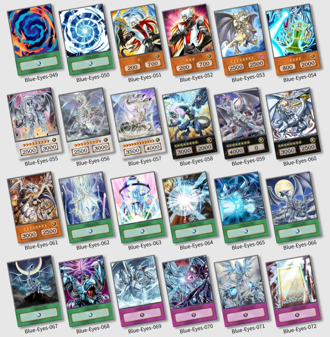 Blue-Eyes Archetype - 100 cards