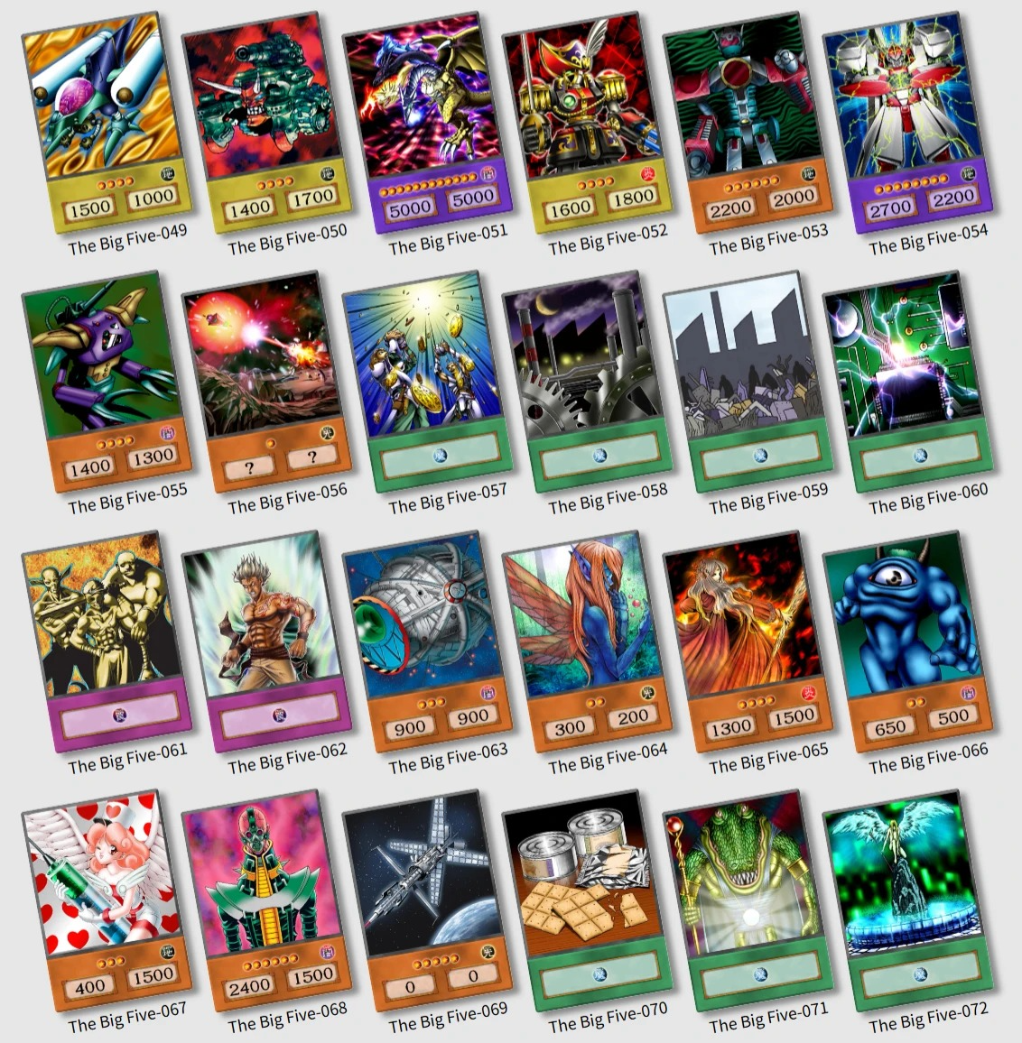 Big Five - 100 cards
