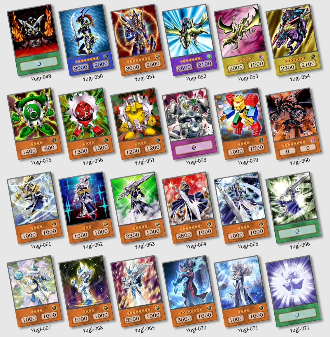 Duel Monsters Protagonists - 100 cards
