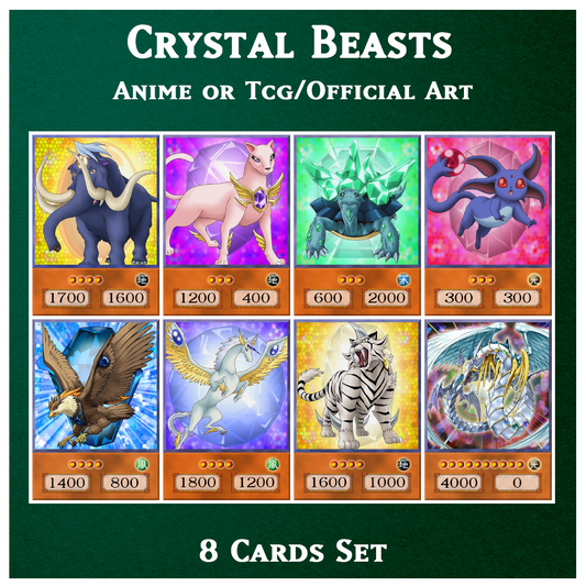 Crystal Beasts - 8 cards