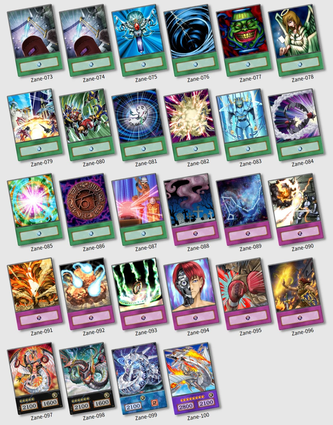 yugioh zane deck list Yugioh Orica