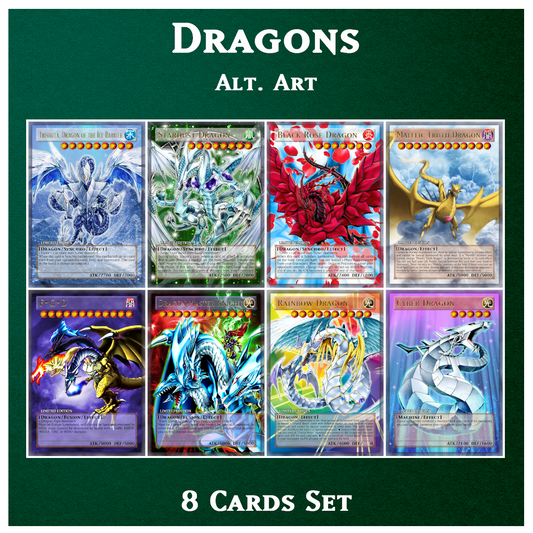 Dragons (Alt. Art) - 8 cards