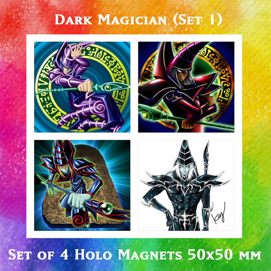 Dark Magician (Set#1) - 4x Holo Magnets