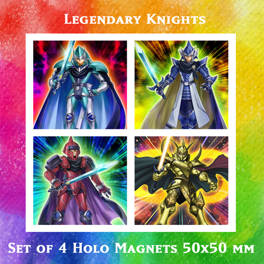 Legendary Knights - 4x Holo Magnets