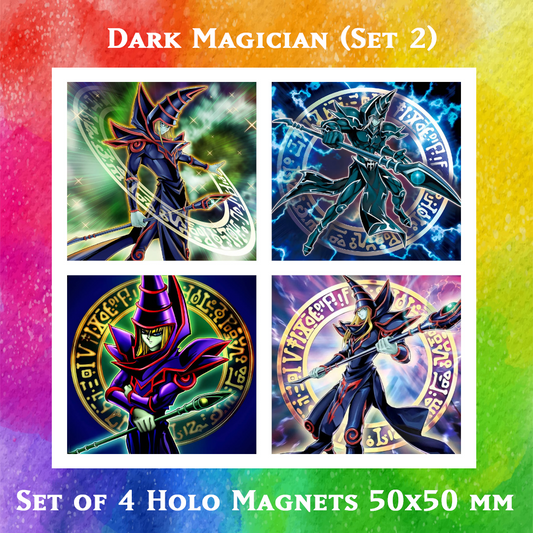 Dark Magician (Set#2) - 4x Holo Magnets