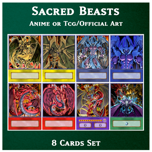 Sacred Beasts Hamon, Raviel, Uria, Armityle - 8 cards