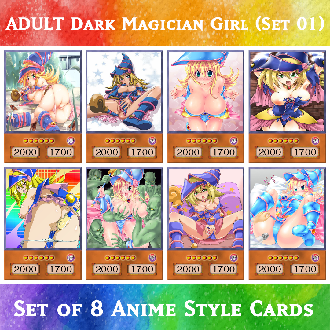 Set #01  Sexy Dark Magician Girl (Anime Art) - Yugioh Orica