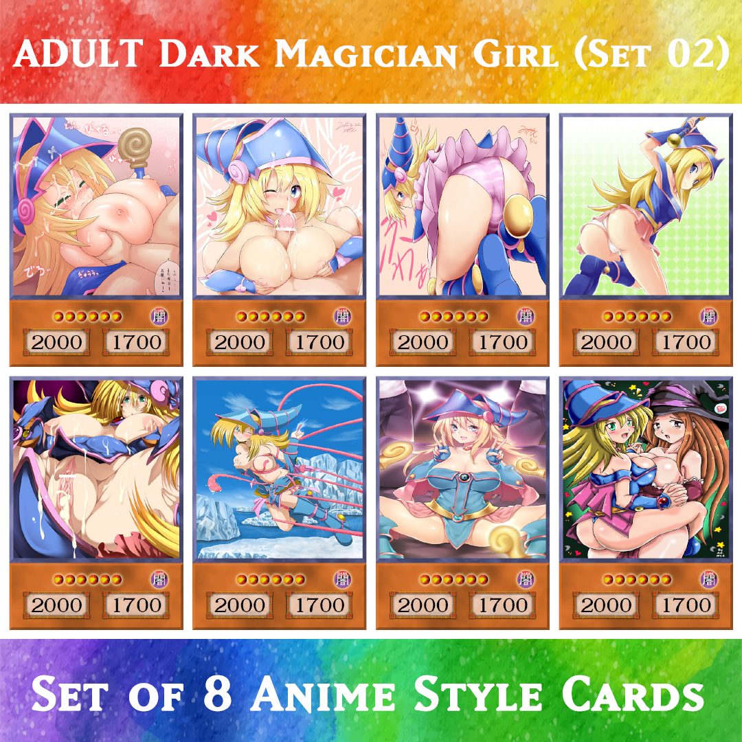 Set #02  Sexy Dark Magician Girl (Anime Art) - Yugioh Orica