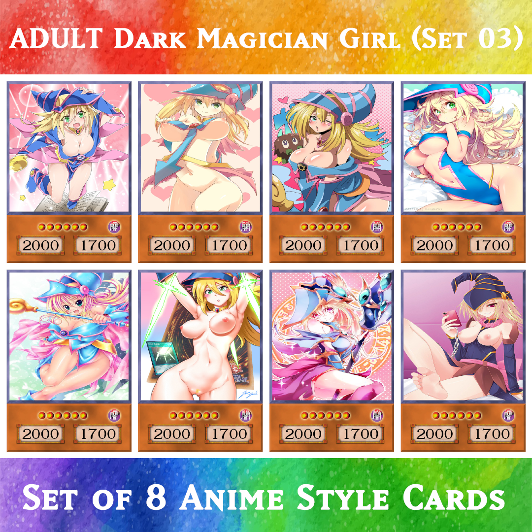 Set #03  Sexy Dark Magician Girl (Anime Art) - Yugioh Orica