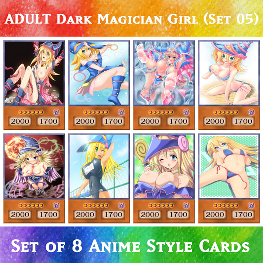 Set #05  Sexy Dark Magician Girl (Anime Art) - Yugioh Orica