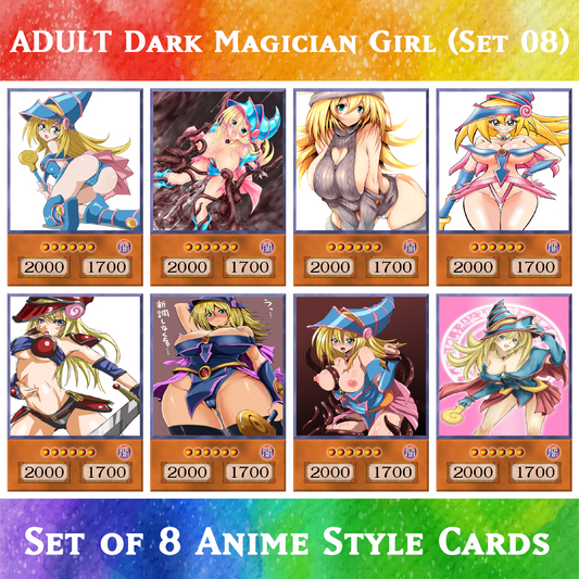 Set #08  Sexy Dark Magician Girl (Anime Art) - Yugioh Orica