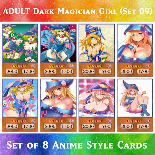 Set #09  Sexy Dark Magician Girl (Anime Art) - Yugioh Orica