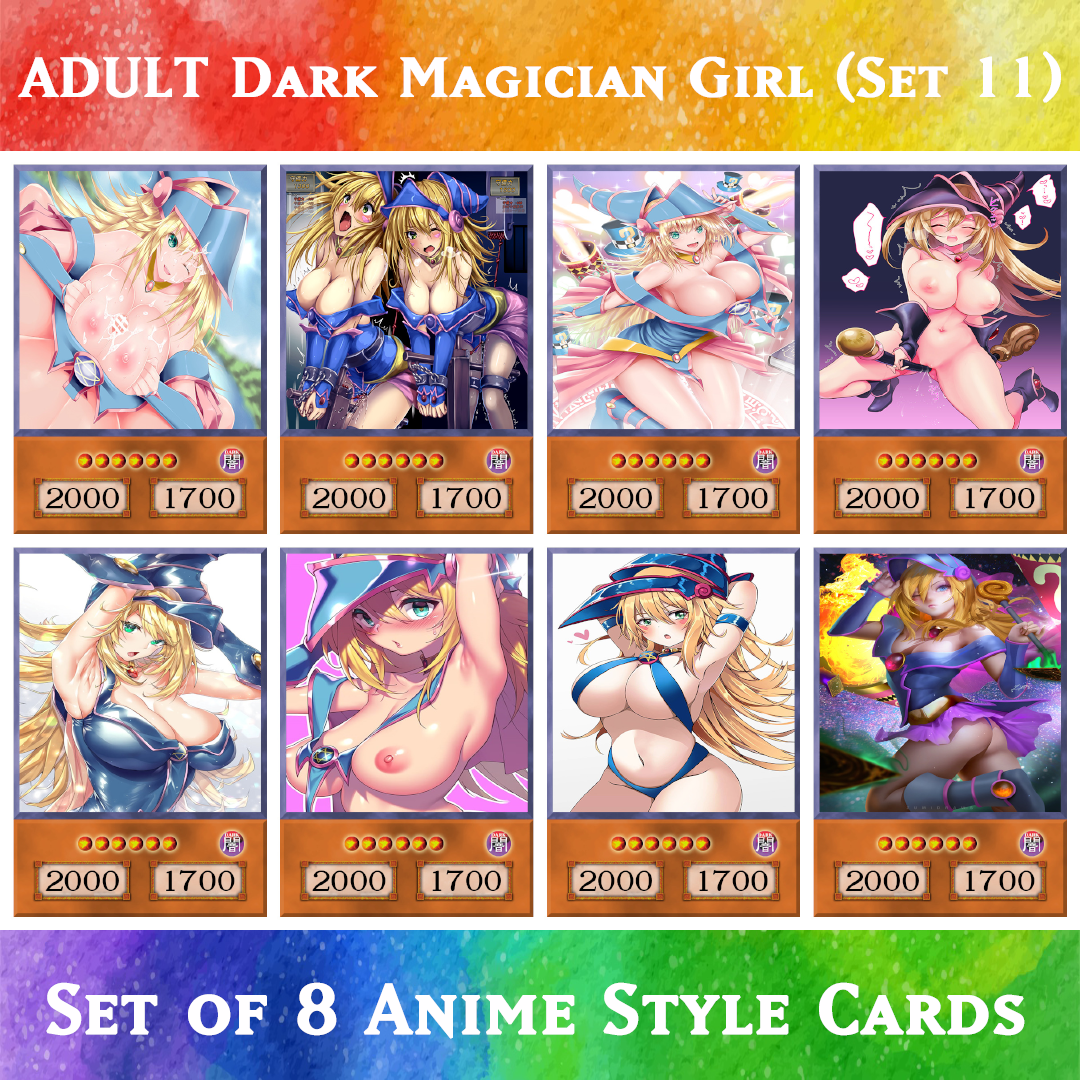 Set #11  Sexy Dark Magician Girl (Anime Art) - Yugioh Orica