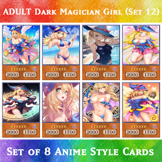 Set #12  Sexy Dark Magician Girl (Anime Art) - Yugioh Orica