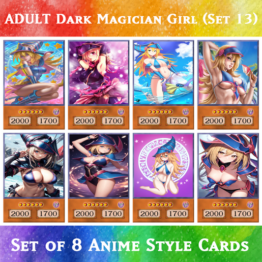 Set #13  Sexy Dark Magician Girl (Anime Art) - Yugioh Orica