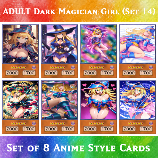 Set #14  Sexy Dark Magician Girl (Anime Art) - Yugioh Orica