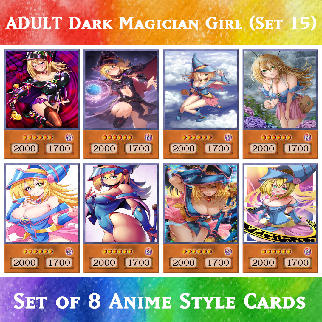 Set #15  Sexy Dark Magician Girl (Anime Art) - Yugioh Orica