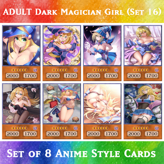 Set #16  Sexy Dark Magician Girl (Anime Art) - Yugioh Orica