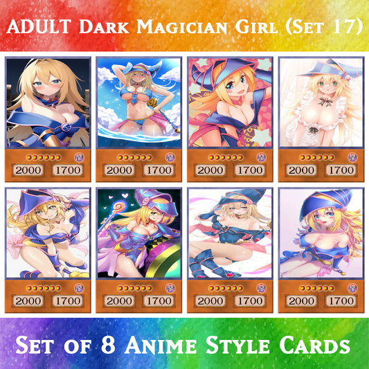 Set #17  Sexy Dark Magician Girl (Anime Art) - Yugioh Orica