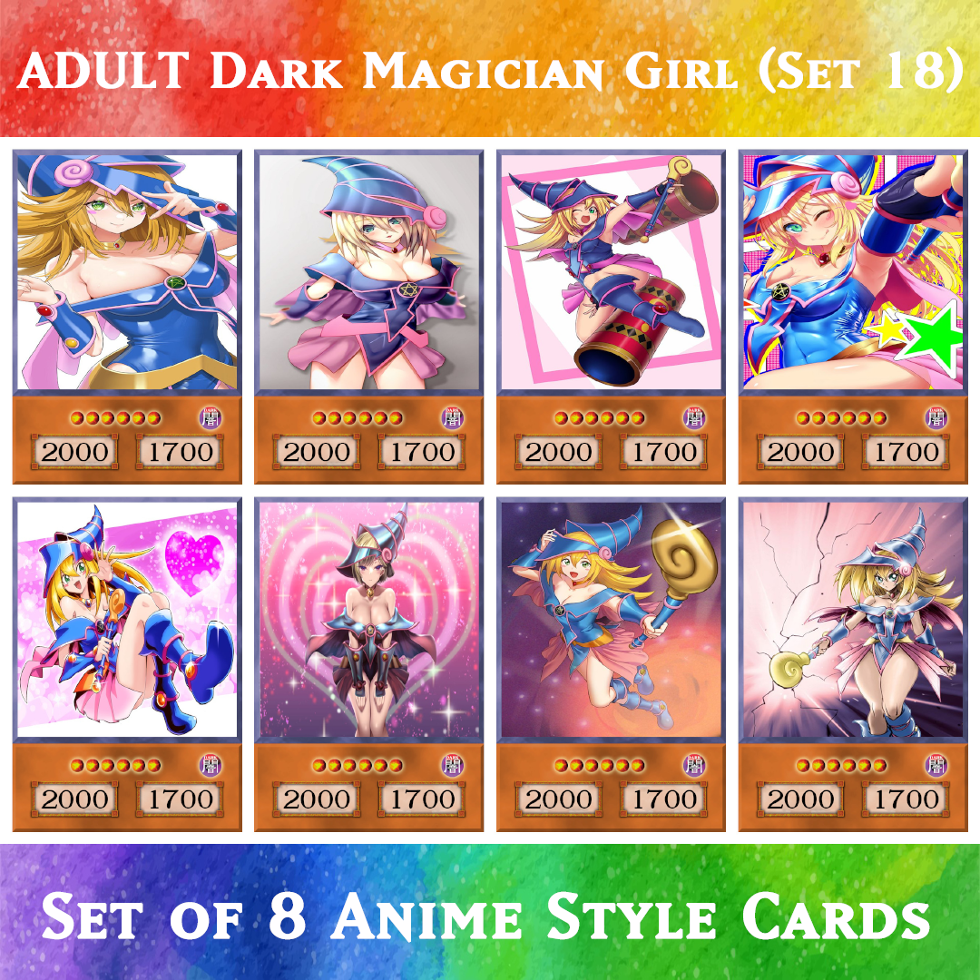 Set #18  Sexy Dark Magician Girl (Anime Art) - Yugioh Orica