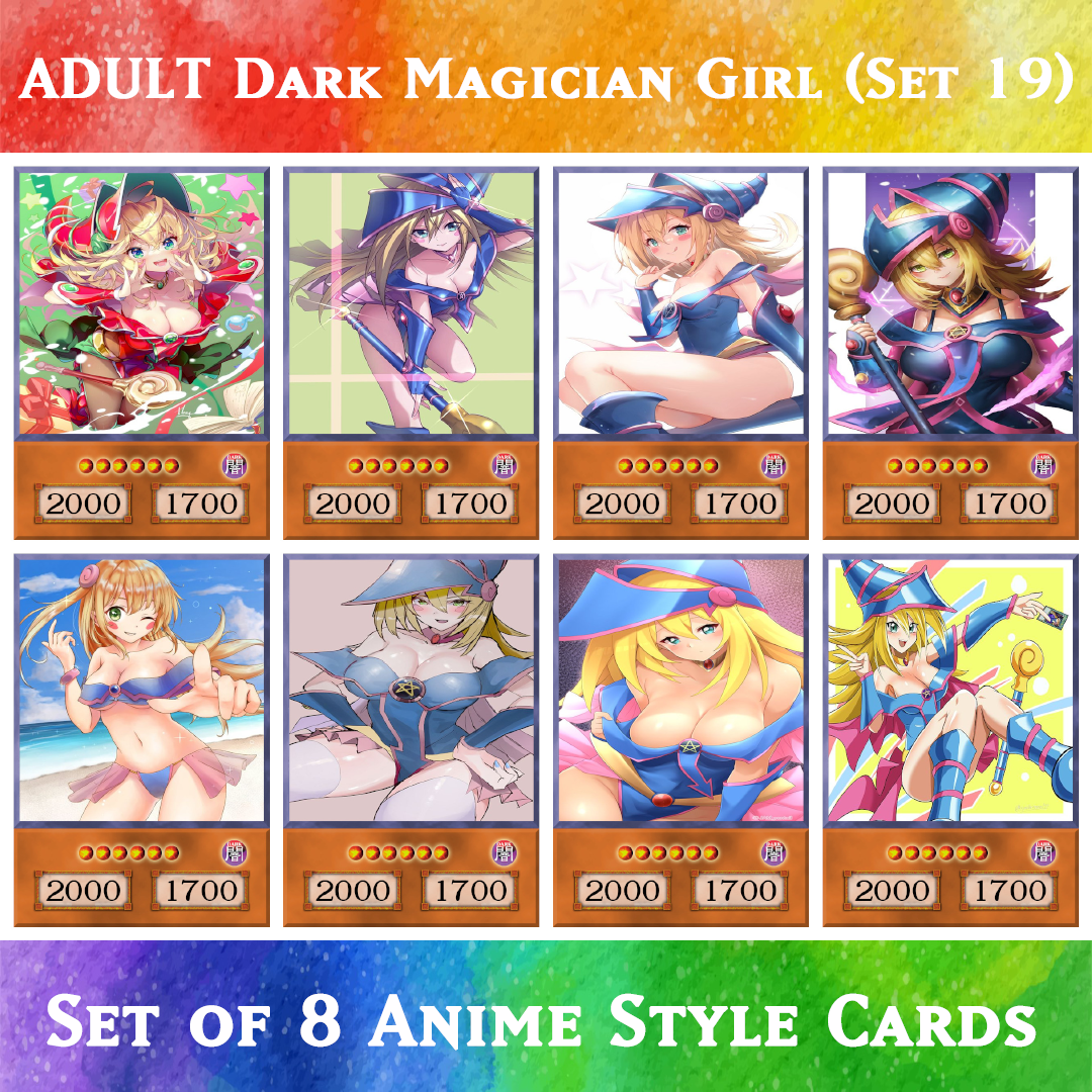 Set #19  Sexy Dark Magician Girl (Anime Art) - Yugioh Orica