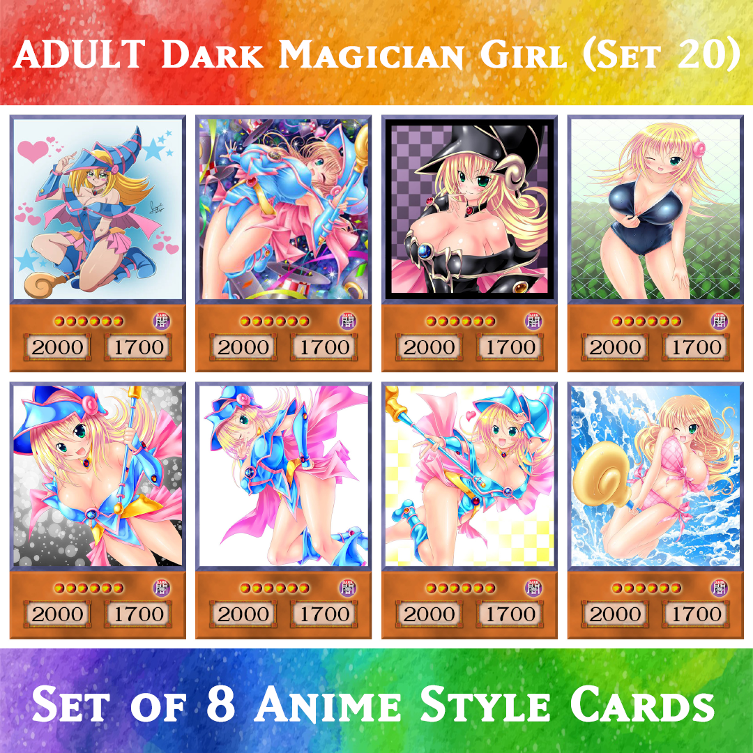 Set #20  Sexy Dark Magician Girl (Anime Art) - Yugioh Orica