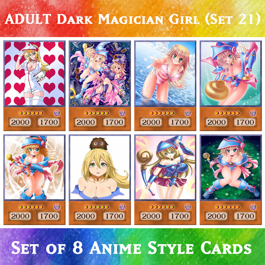 Set #21  Sexy Dark Magician Girl (Anime Art) - Yugioh Orica