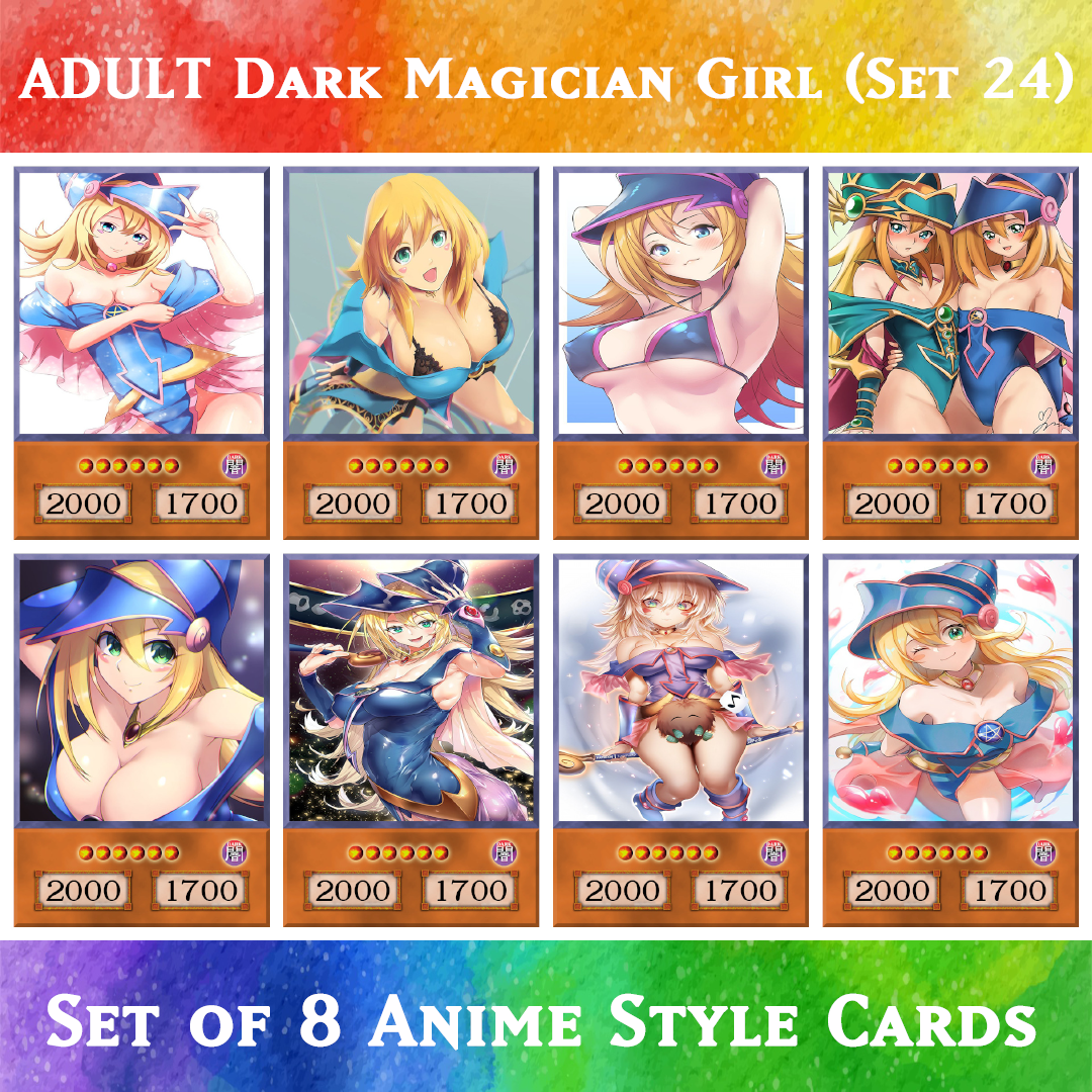 Set #24  Sexy Dark Magician Girl (Anime Art) - Yugioh Orica