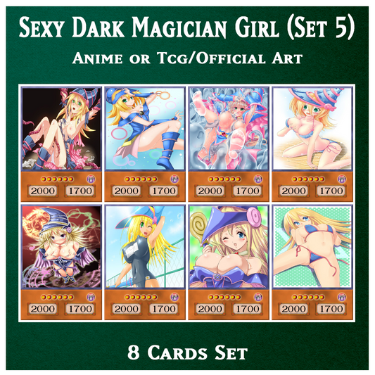 Sexy Dark Magician Girl Set #5 - 8 cards