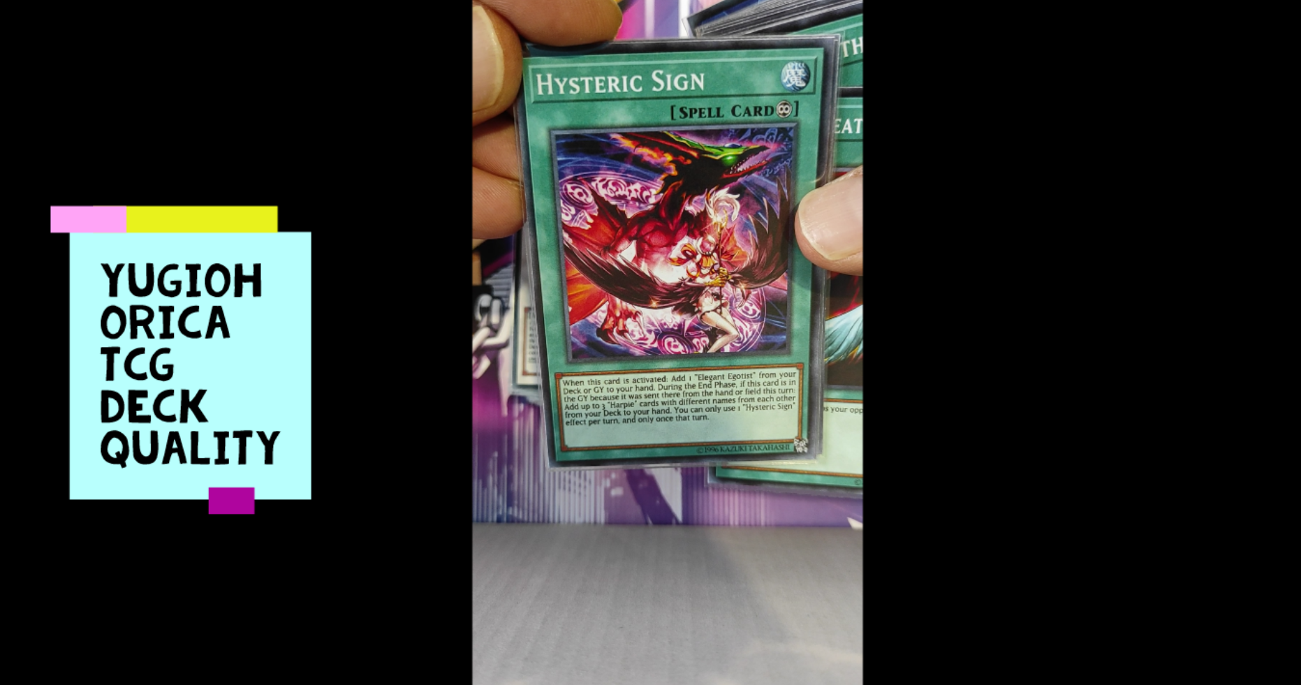 Load video: Yugioh Orica TCG Deck Quality