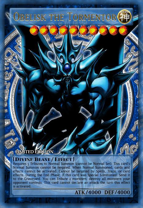Yugioh Orica Anime/TCG - Obelisk the Tormentor