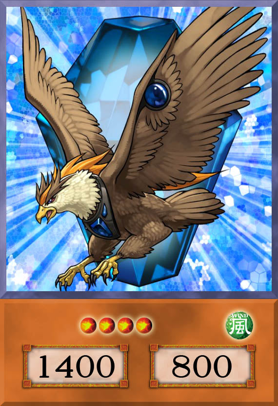 Yugioh Orica Anime/TCG - Crystal Beast Cobalt Eagle