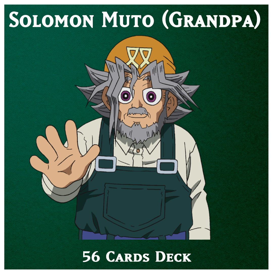 Yugioh Orica Anime/TCG Solomon Muto (Grandpa) Deck