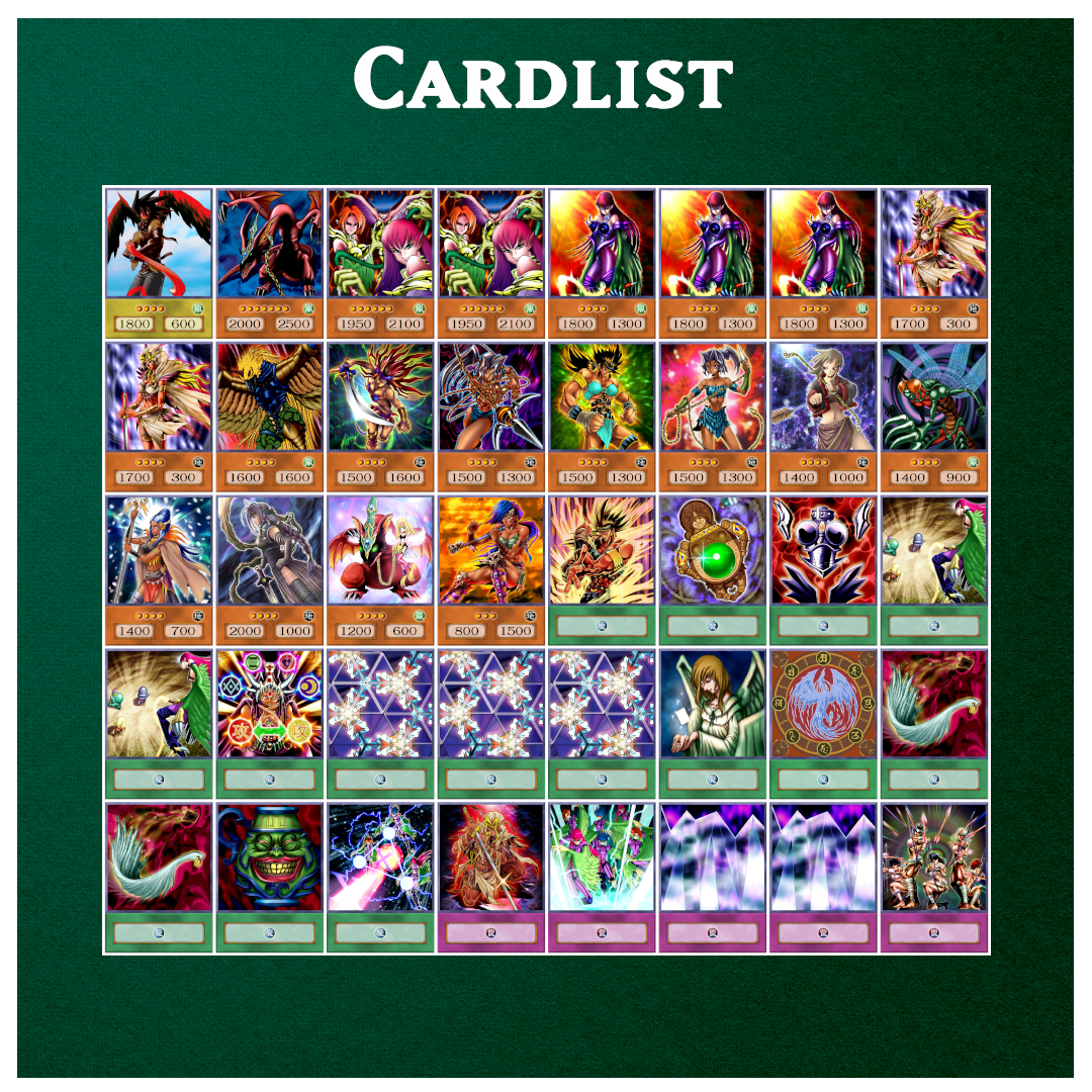 Yugioh Orica Anime/TCG Mai Valentine Deck