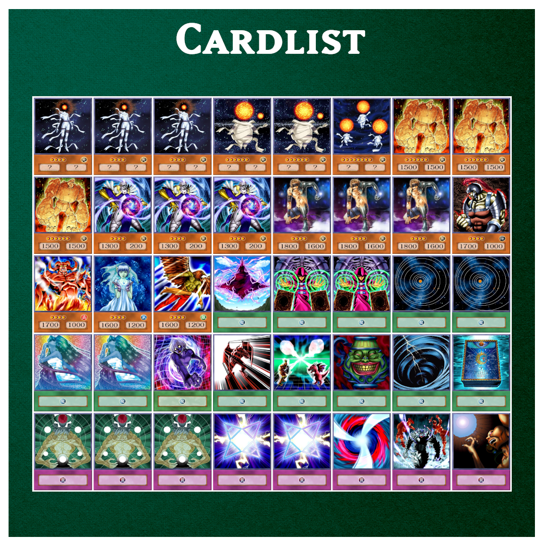 Yugioh Orica Anime / TCG Lyman Banner (Amnael) Deck