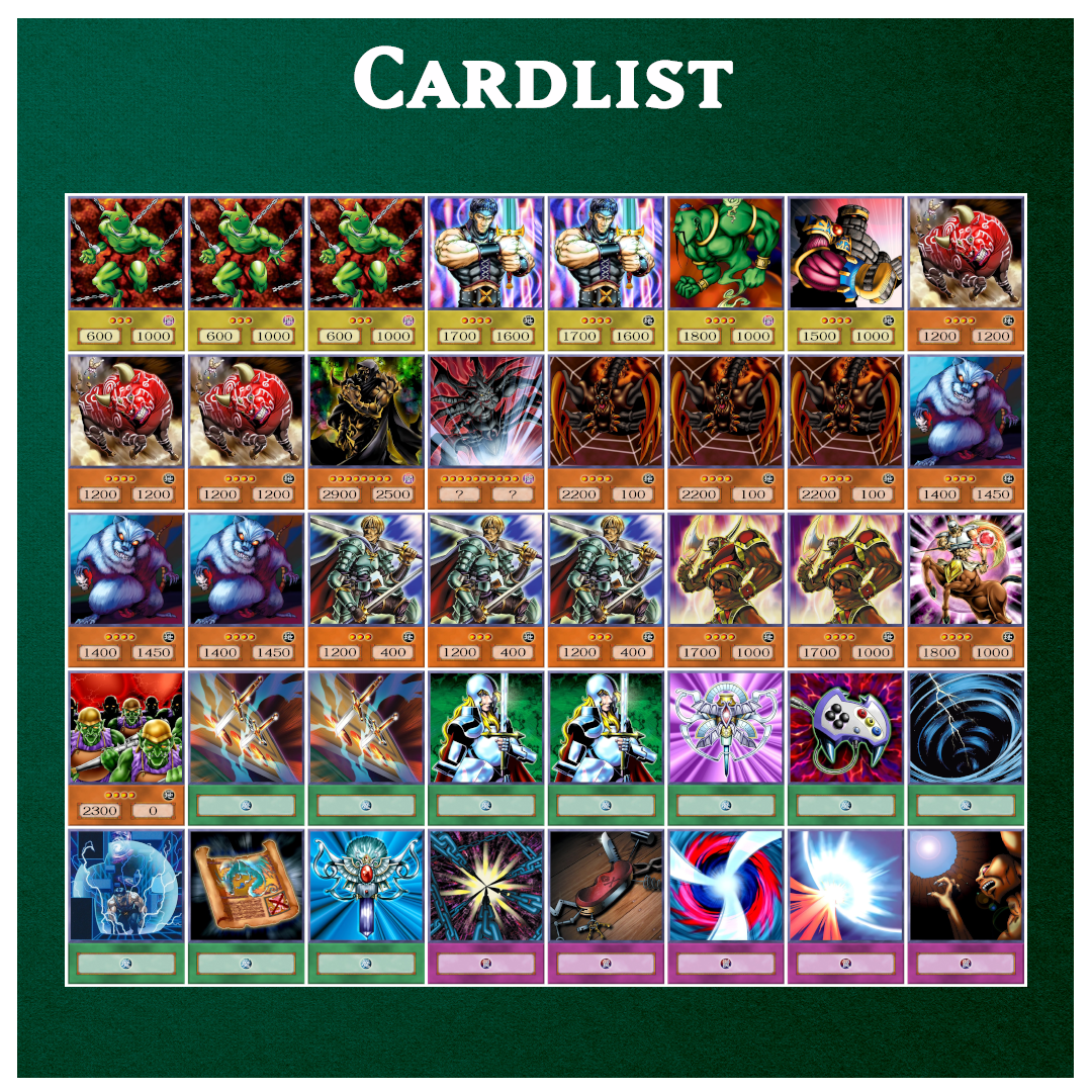 Yugioh Orica Anime/TCG Bolt Tanner Deck