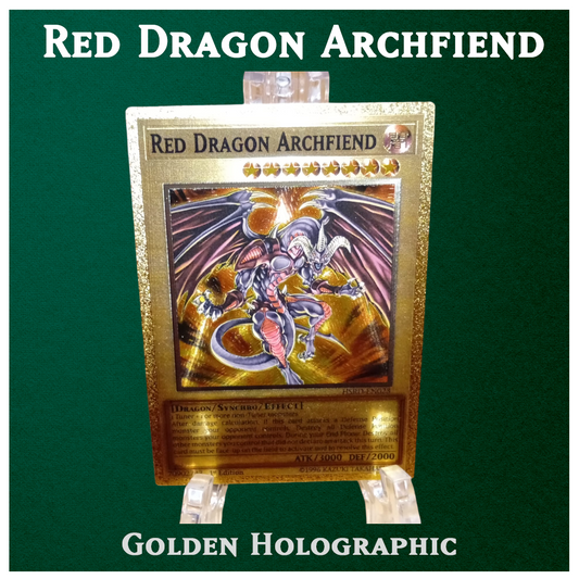 Yugioh Orica Anime/TCG Holo Foil Red Dragon Archfiend