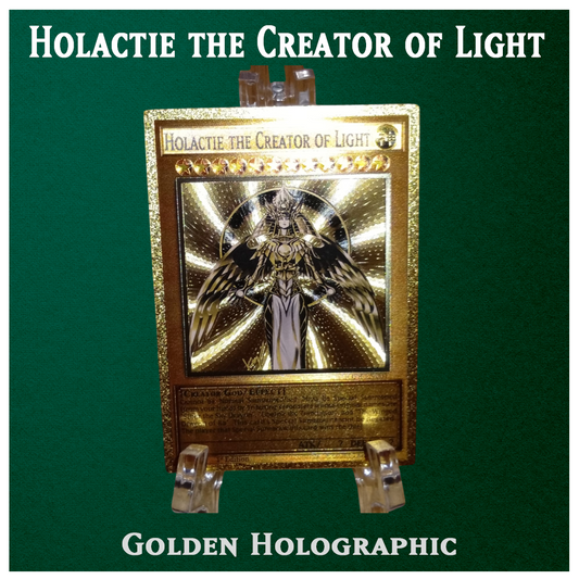 Yugioh Orica Anime/TCG Holo Foil Holactie the Creator of Light (Horakhty)