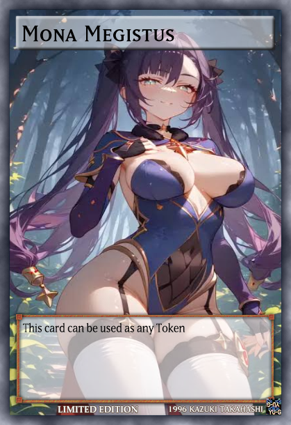 Yugioh Orica Anime/TCG – Mona Megistus (Genshin Impact)