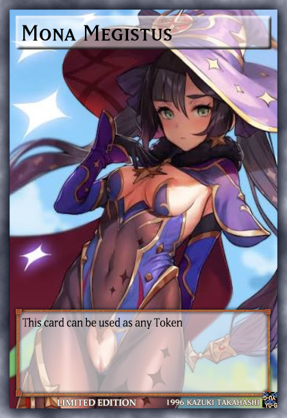 Yugioh Orica Anime/TCG – Mona Megistus (Genshin Impact)