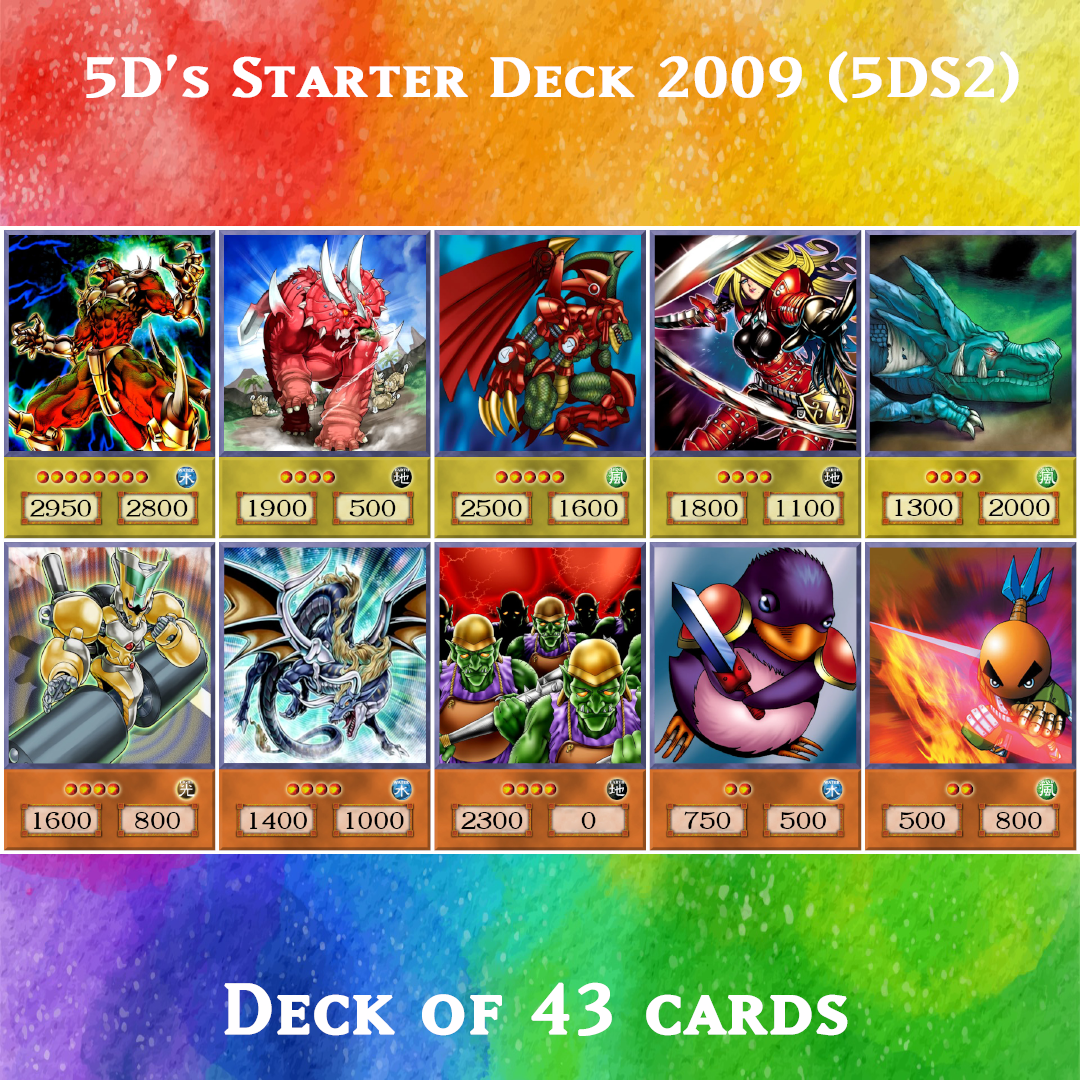 Yugioh Orica 5D's Starter Deck 2009 SDS2