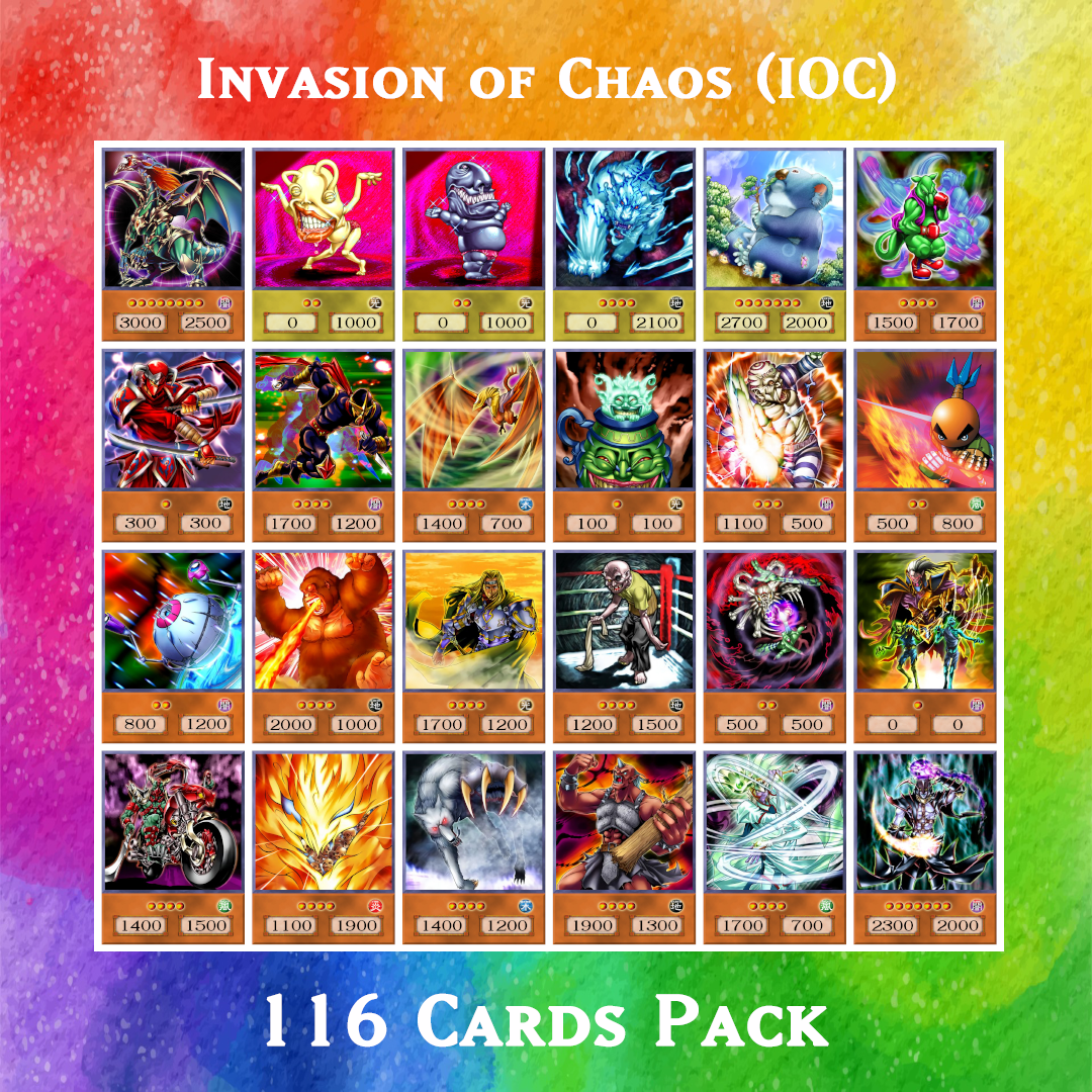 Yugioh Orica Invasion of Chaos IOC