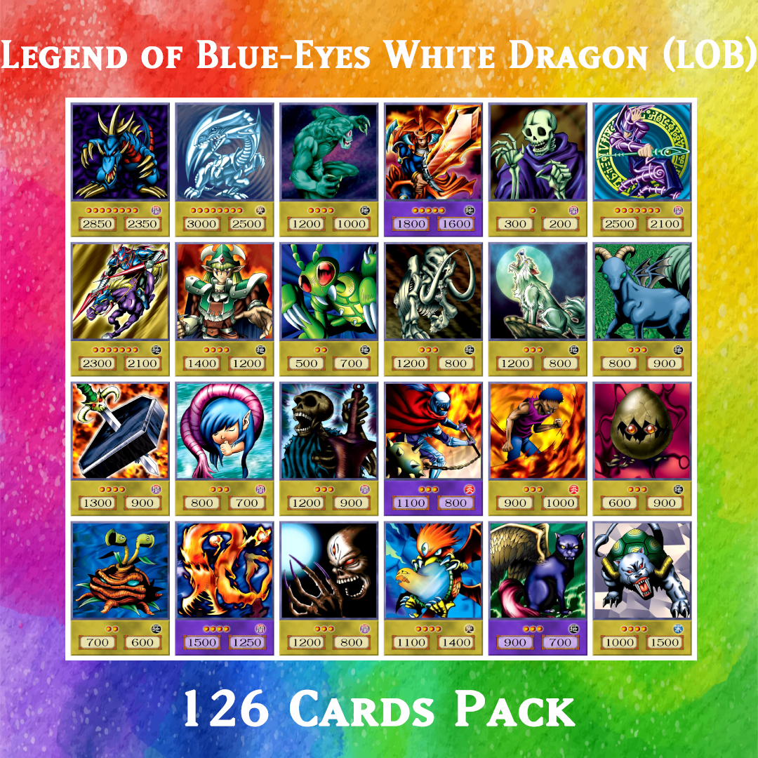 Yugioh Orica Legend of Blue-Eyes White Dragon LOB