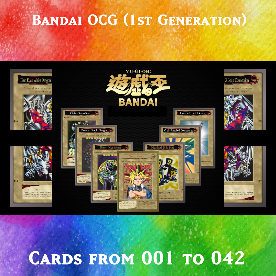 Yugioh Orica Bandai OCG 1st Generation