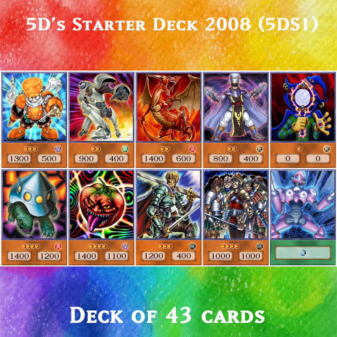 Yugioh Orica 5D's Starter Deck 2008 5DS1