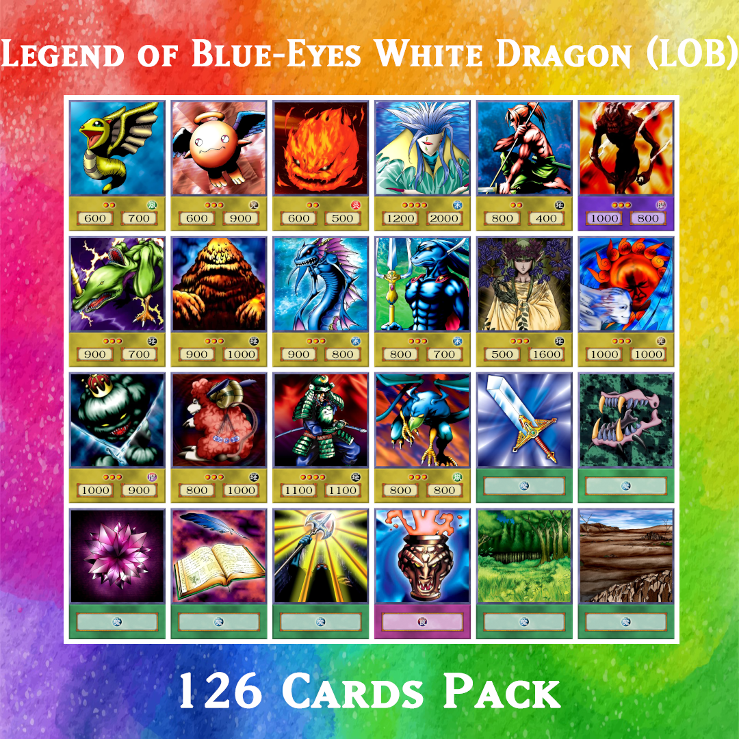 Yugioh Orica Legend of Blue-Eyes White Dragon LOB