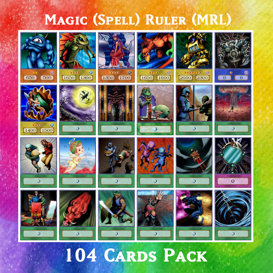 Yugioh Orica - Magic (Spell) Ruler (MRL) Booster Pack of 104 cards ...