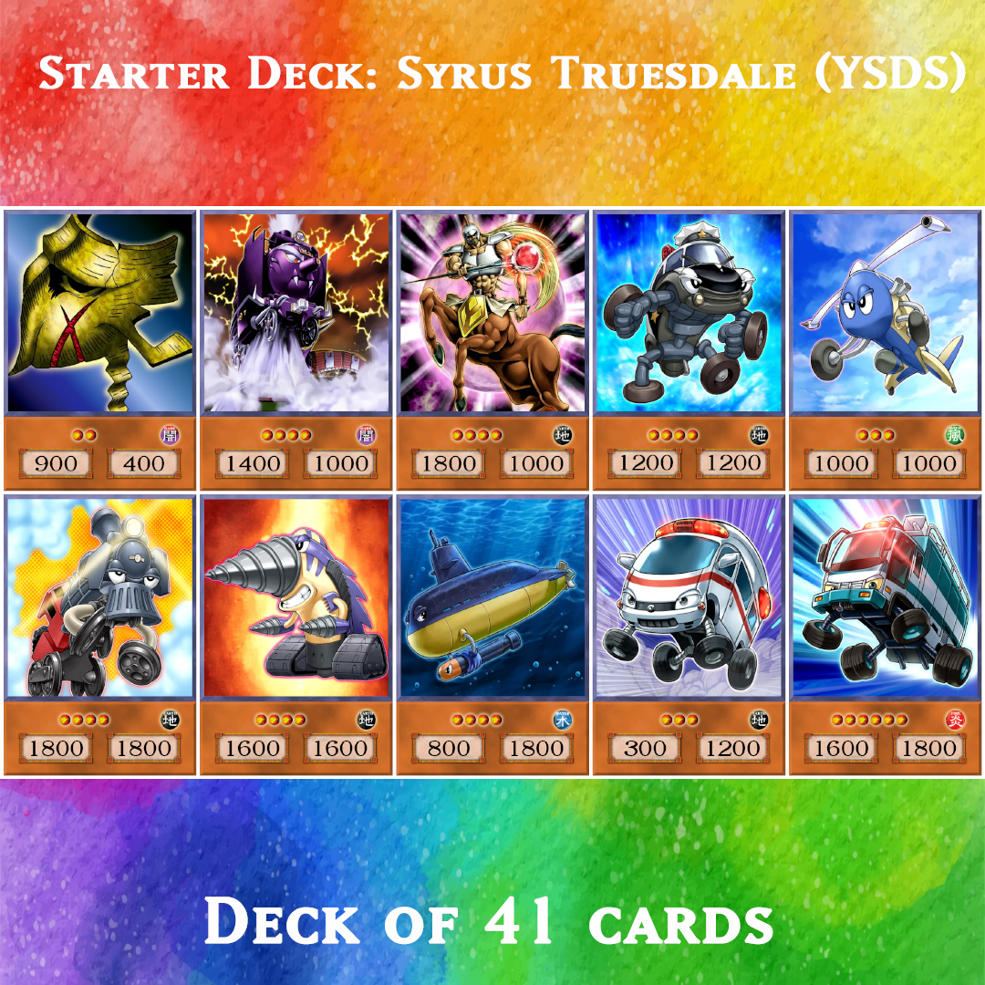 Yugioh Orica Starter Deck Syrus Truesdale YSDS