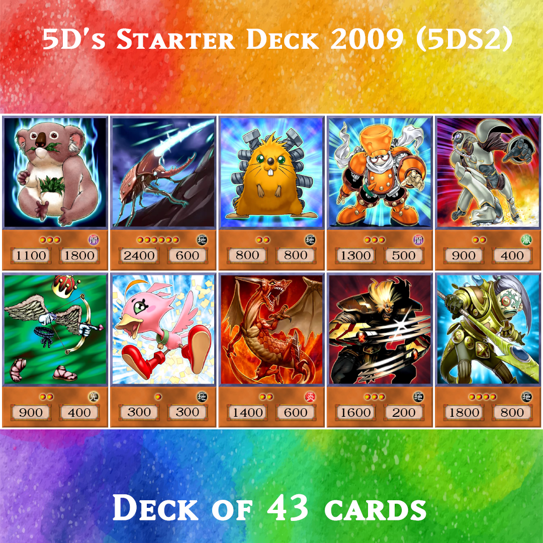 Yugioh Orica 5D's Starter Deck 2009 SDS2