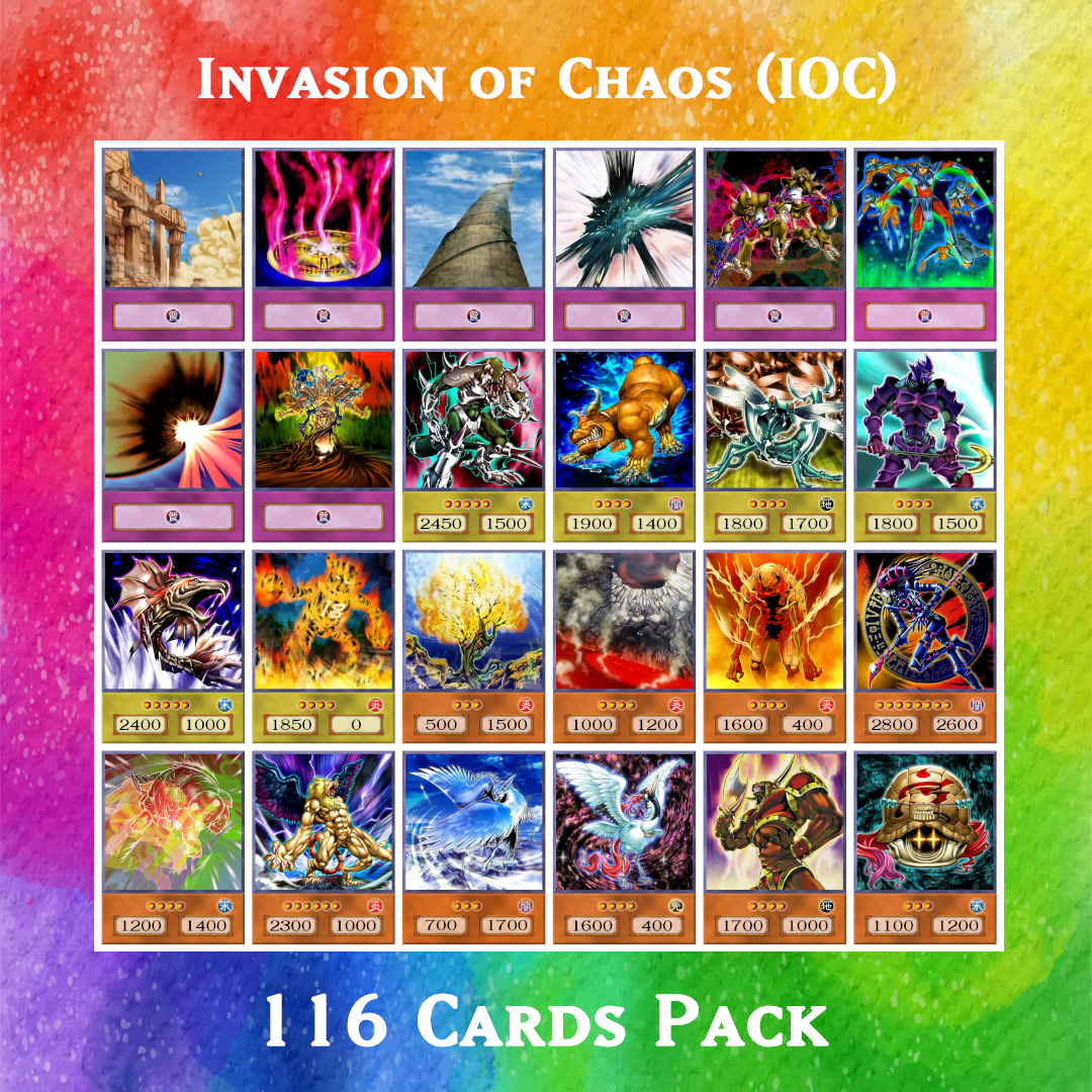 Yugioh Orica Invasion of Chaos IOC